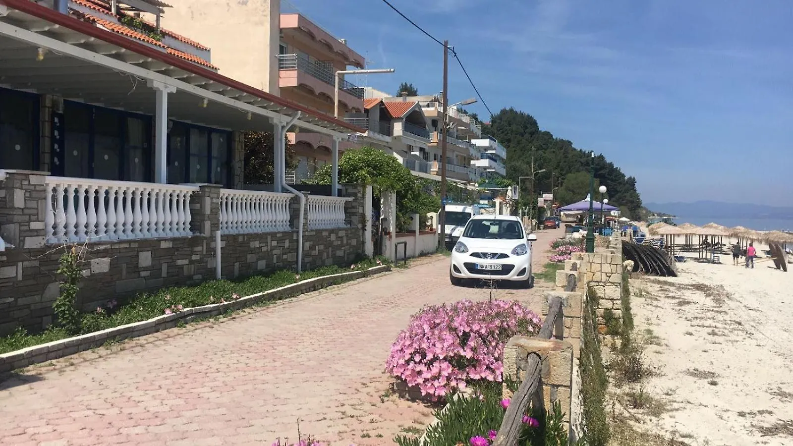 Seaside Apartment,Just On The Beach, Unique View Kallithea  Greece